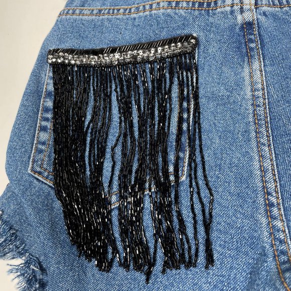 LOULOU The Brand Denim Shorts - Picture 6 of 8